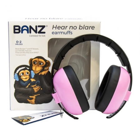 Casti antifonice pentru bebelusi si copii, Banz, Bubzee, 3-36 luni, Diverse culori [8]