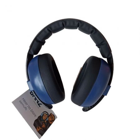 Casti antifonice pentru bebelusi si copii, Banz, Bubzee, 3-36 luni, Navy Blue [4]
