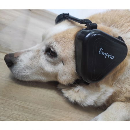 Casti antifonice pentru caini, talie medie si mare, Empria, Negru [17]