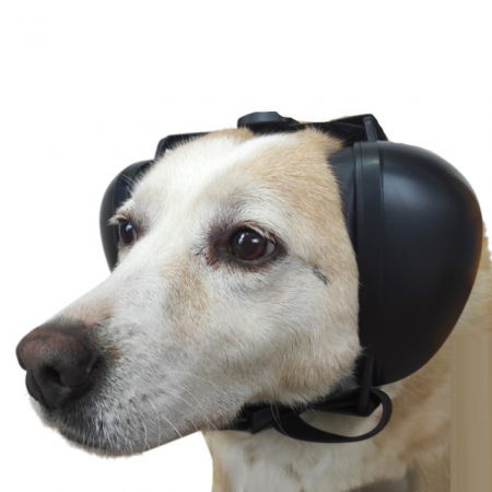 Casti antifonice pentru catei, protectie auz animale, dimensiune L, Negru [16]