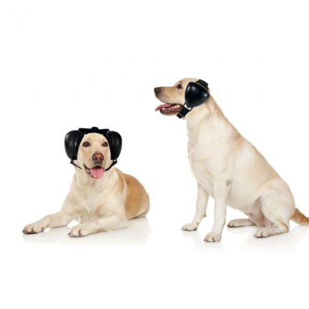 Casti antifonice pentru catei, protectie auz animale, dimensiune L, Negru [14]