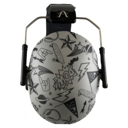 Casti antifonice pentru copii, Banz Bubzee, 3-10 ani, Graffiti [1]