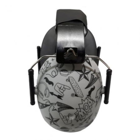 Casti antifonice pentru copii, Banz Bubzee, 3-10 ani, Graffiti [3]