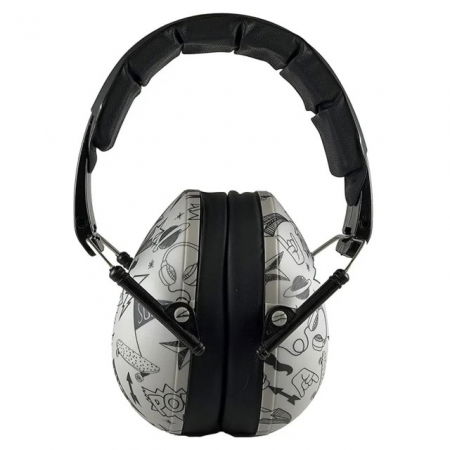 Casti antifonice pentru copii, Banz Bubzee, 3-10 ani, Graffiti [2]