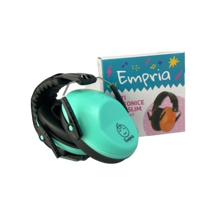 PRODUS RESIGILAT - Casti antifonice pentru copii Vivid Slim, model ajustabil, Empria, Turcoaz [7]