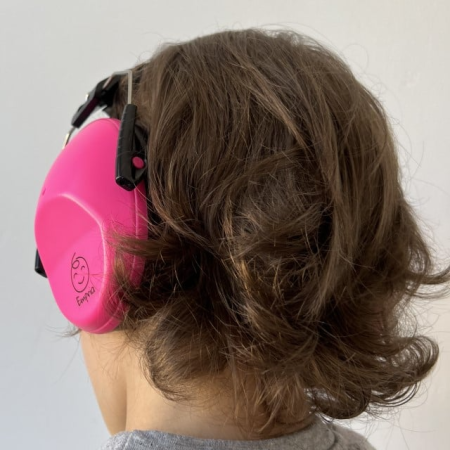 Casti antifonice pentru copii Vivid Slim, model ajustabil, Empria, PinkPulse [9]