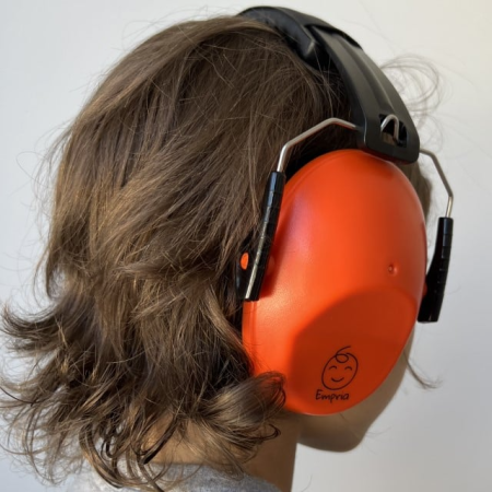 Casti antifonice pentru copii Vivid Slim, model ajustabil, Empria, CitricGlow [7]