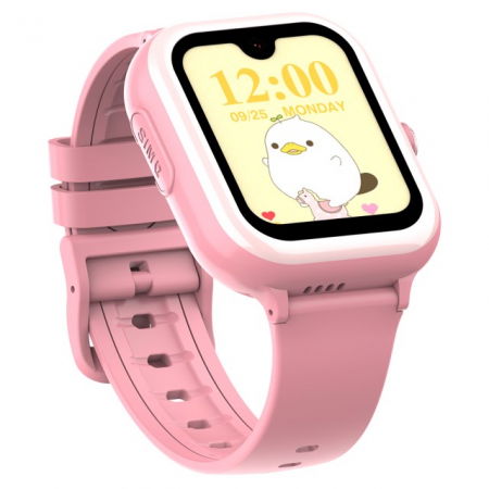 Ceas smartwatch copii gps 5-15m 4G Android Wifi AMOLED 1.72in, Roz [13]