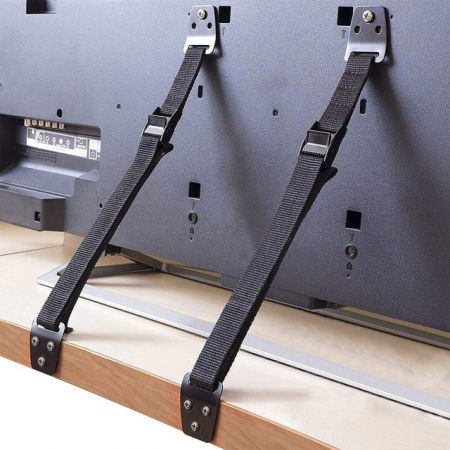 Protectii utile - Chingi asigurare impotriva daramarii televizorului si mobilierului, din nailon si metal_Buy4Baby