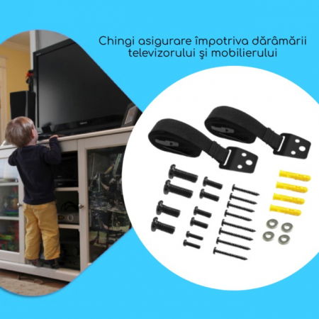 Chingi asigurare impotriva daramarii televizorului si mobilierului, din nailon si metal_Buy4Baby [8]