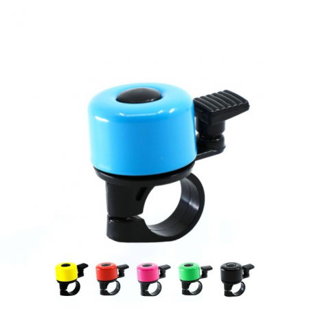 Clopotel pentru bicicleta, sonerie din aluminiu si plastic rezistent, Bleu [3]