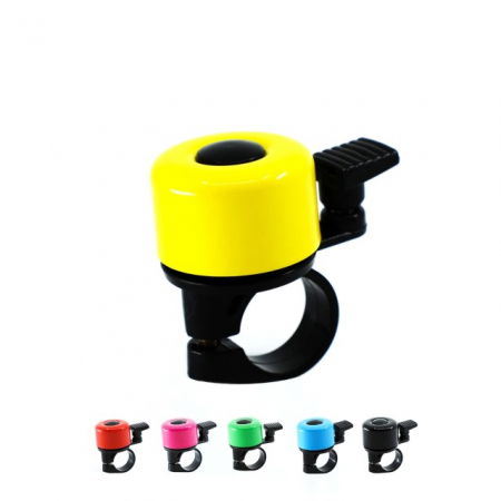 Clopotel pentru bicicleta, sonerie din aluminiu si plastic rezistent, Diverse culori [3]