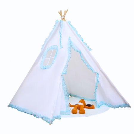 Tarcuri copii / bebelusi - Cort de joaca pentru copii, cort teepee, stil indian, Empria, 110x110x110 cm, Diverse culori