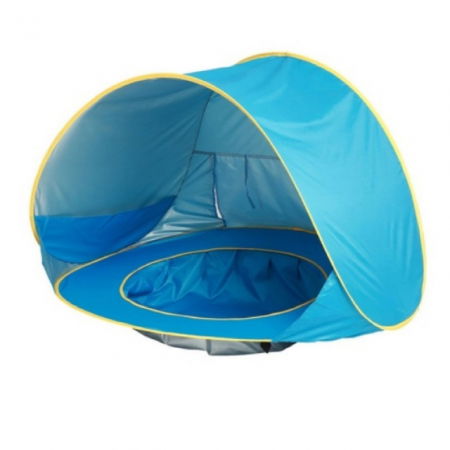 Cort de plaja, Empria, cu protectie UV pentru bebelusi si copii, cu piscina, vacanta vara, 117x79x70 cm [6]