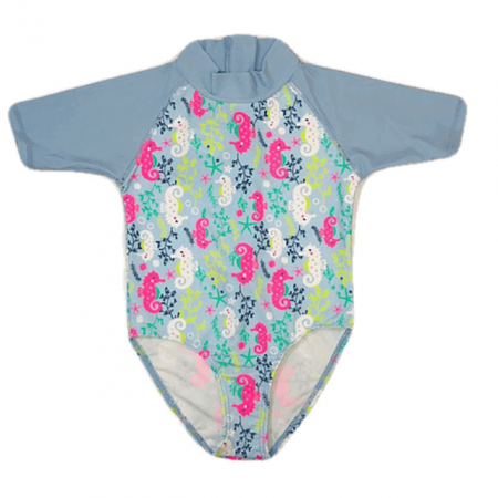 Costume de Baie / Inot pentru bebelusi si copii, Protectie Soare UPF50+, Sea Horse, Diverse marimi [5]