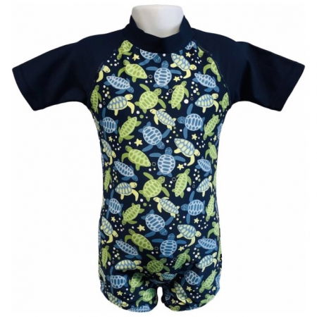 Haine plaja / inot - Costume de Baie / Inot pentru bebelusi si copii, Protectie Soare UPF50+, Turttle, Diverse marimi