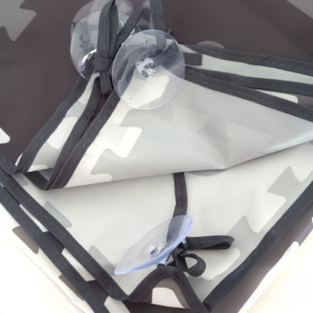 Covoras anti-murdarire pentru scaunul de masa bebe, impermeabil, lavabil, antiderapant, Litere si Cifre [6]