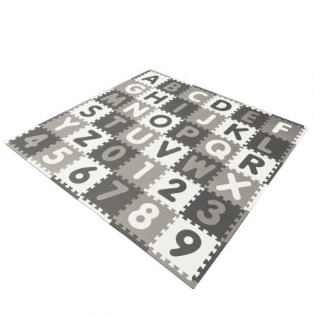 Covoras anti-murdarire pentru scaunul de masa bebe, impermeabil, lavabil, antiderapant, Litere si Cifre [9]