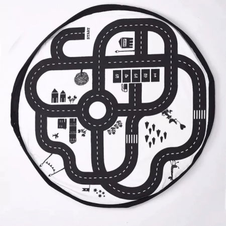 Covoras de joaca si saculet de jucarii 2 in 1 - ROADMAP Drool [3]