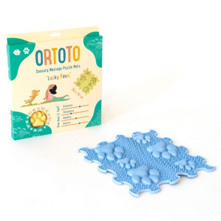 Covorase ortopedice senzoriale - Covoras ortopedic pentru masaj, 1 piesa, model Lucky Paws, Diverse culori