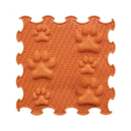 Covoras ortopedic pentru masaj, 1 piesa, model Lucky Paws, Portocaliu [2]