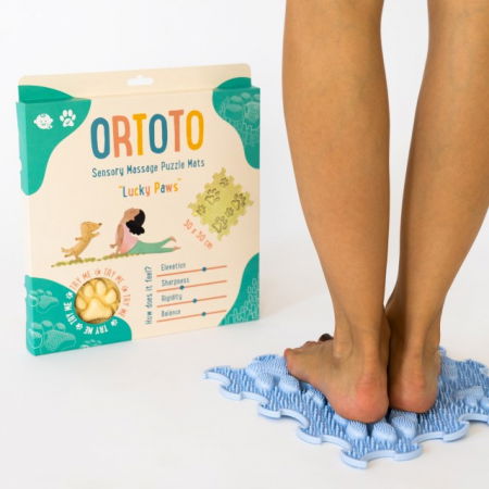 Covorase ortopedice senzoriale - Covoras ortopedic pentru masaj, 1 piesa, model Lucky Paws, Diverse culori