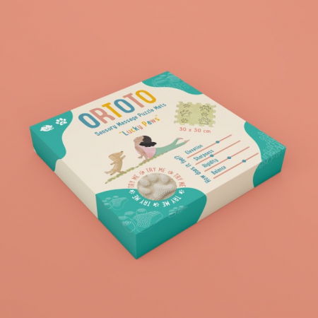 Covoras ortopedic pentru masaj, 1 piesa, model Lucky Paws, Diverse culori [4]