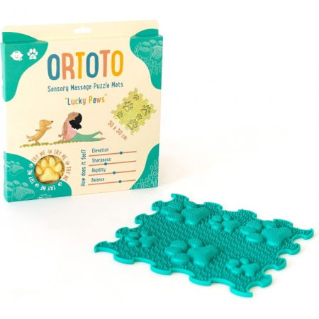 Covoras ortopedic pentru masaj, 1 piesa, model Lucky Paws, Diverse culori [2]