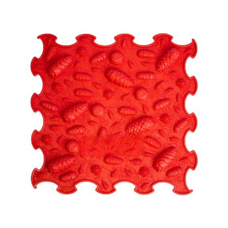 Covorase ortopedice senzoriale - Covoras ortopedic pentru masaj, 1 piesa, textura moale, model Pinecones, Diverse culori