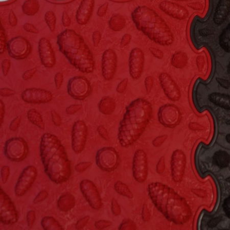 Covoras ortopedic pentru masaj, 1 piesa, textura moale, model Pinecones, Diverse culori [2]