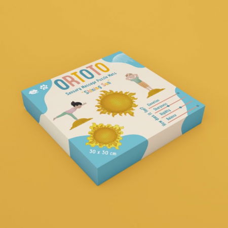 Covoras ortopedic pentru masaj, 1 piesa, model Shining Sun, Diverse culori [4]