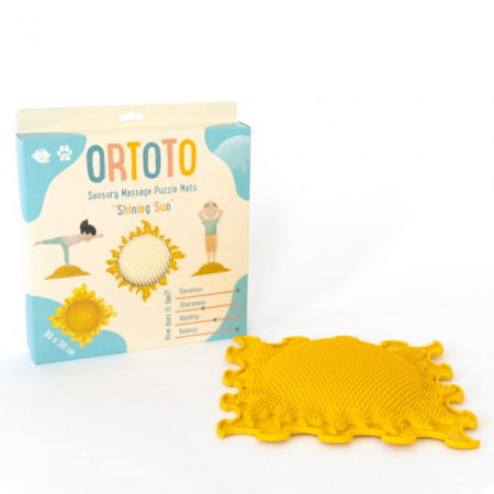 Covoras ortopedic pentru masaj, 1 piesa, model Shining Sun, Diverse culori [2]