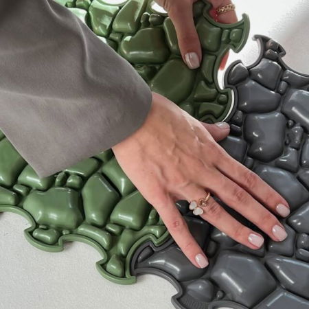 Covoras ortopedic pentru masaj, 1 piesa, model Stones, Diverse culori [8]