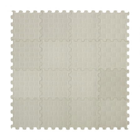 Covorase ortopedice senzoriale - Covoras ortopedic, senzorial, set puzzle, 16 piese, model Sport Surface, Gri