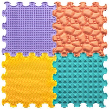 Covoras ortopedic, senzorial, set puzzle, 4 piese, Four Senses [9]