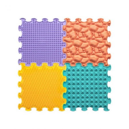Covoras ortopedic, senzorial, set puzzle, 4 piese, Four Senses [2]