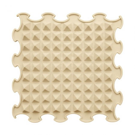 Covorase ortopedice senzoriale - Covoras ortopedic, senzorial, set puzzle, 8 piese, model Little Pyramids, textura moale, Multicolor