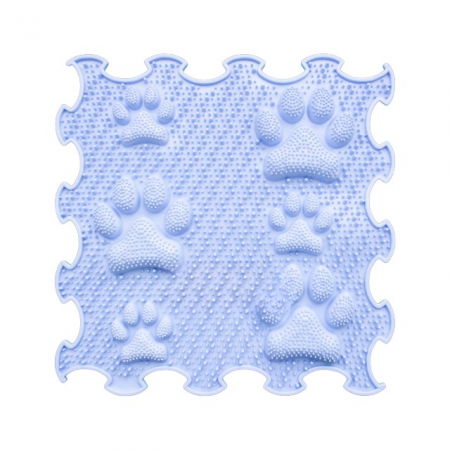 Covoras ortopedic, senzorial, set puzzle, 8 piese, model Lucky Paws, textura rigida, Multicolor [4]