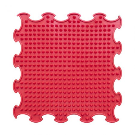 Covoras ortopedic, senzorial, set puzzle, 8 piese, model Spikes, textura rigida, Multicolor [4]