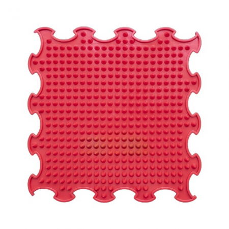 Covoras ortopedic, senzorial, set puzzle, 9 piese cu diferite texturi, Stimulative Rainbow [12]