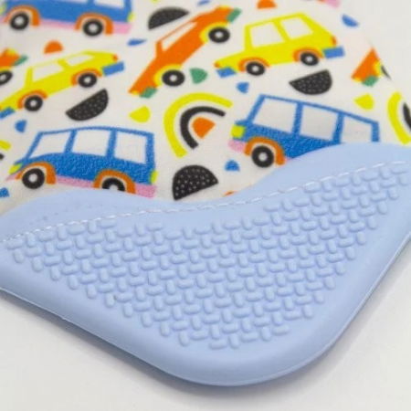 Cravata bebelusi cu accesoriu de dentitie BabyJem, Bleu [3]