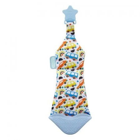 Cravata bebelusi cu accesoriu de dentitie BabyJem, Bleu [1]