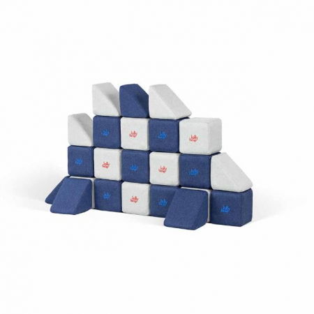 Cuburi Magnetice de constructie, JollyHeap MINI, 24 cuburi, Diverse culori [11]