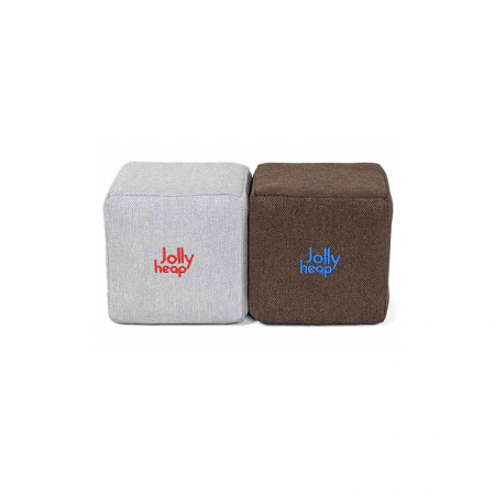 Cuburi Magnetice Basic de joaca, JollyHeap, 100 cuburi, Alb Fildes-Maro [1]