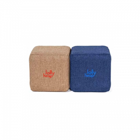 Cuburi Magnetice Basic de joaca, JollyHeap, 100 cuburi, Bej-Albastru [1]