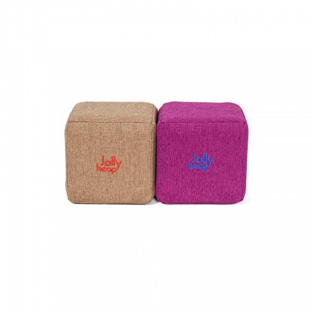 Cuburi Magnetice de joaca, JollyHeap BASIC, 100 cuburi - 2 forme, Diverse culori [2]