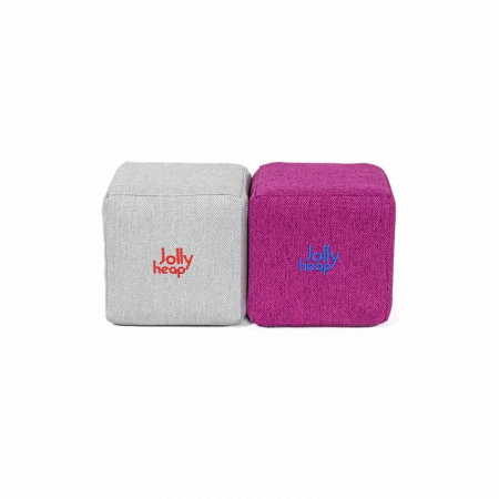 Cuburi Magnetice pentru construit, JollyHeap PARTY, 500 cuburi - 4 forme, Diverse Culori [1]