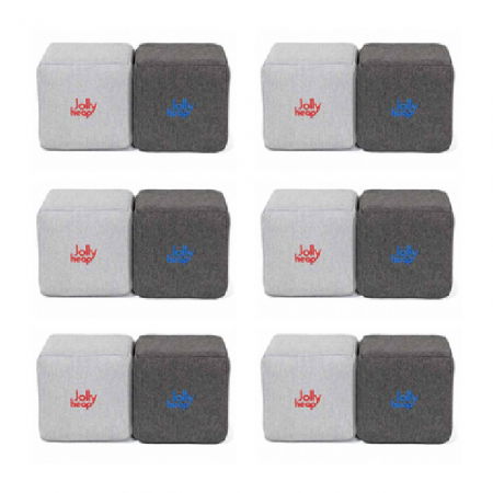 Cuburi Magnetice pentru construit, JollyHeap FUN, 300 cuburi - 4 forme, Diverse Culori [9]