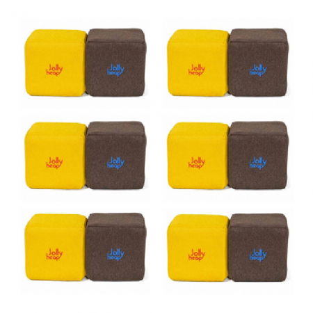 Cuburi Magnetice pentru construit, JollyHeap PARTY, 500 cuburi - 4 forme, Diverse Culori [13]