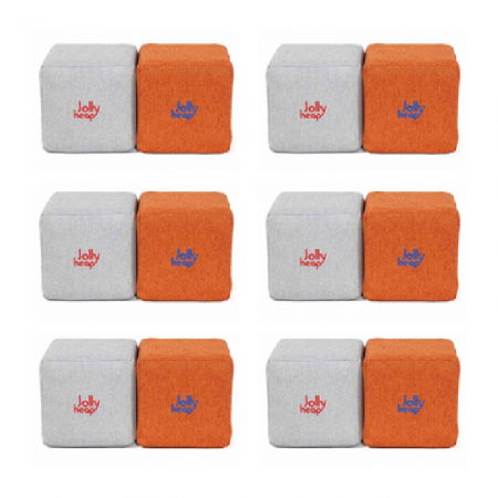 Cuburi Magnetice pentru construit, JollyHeap FUN, 300 cuburi - 4 forme, Diverse Culori [9]